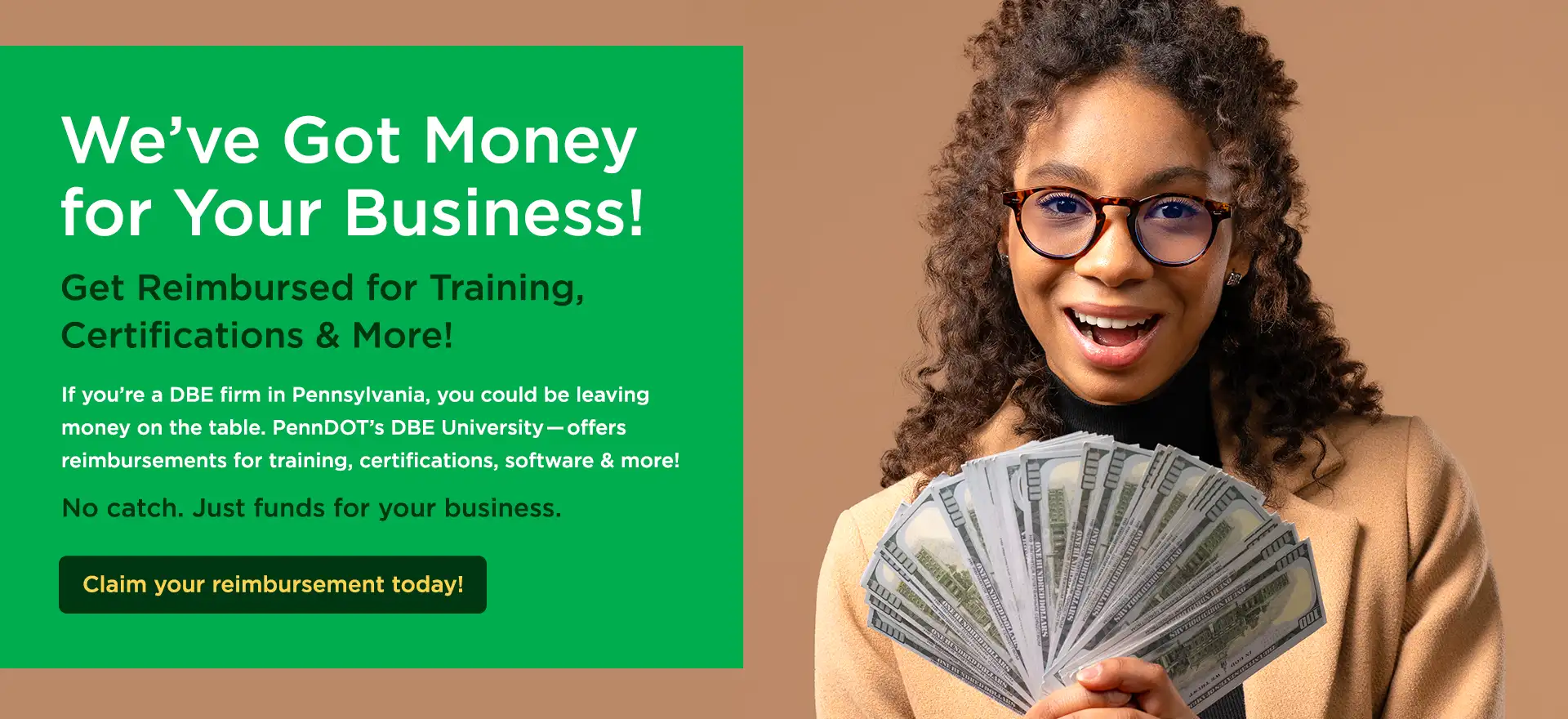 Don’t leave money on the table! Did you know PennDOT’s DBE University— can reimburse your business!